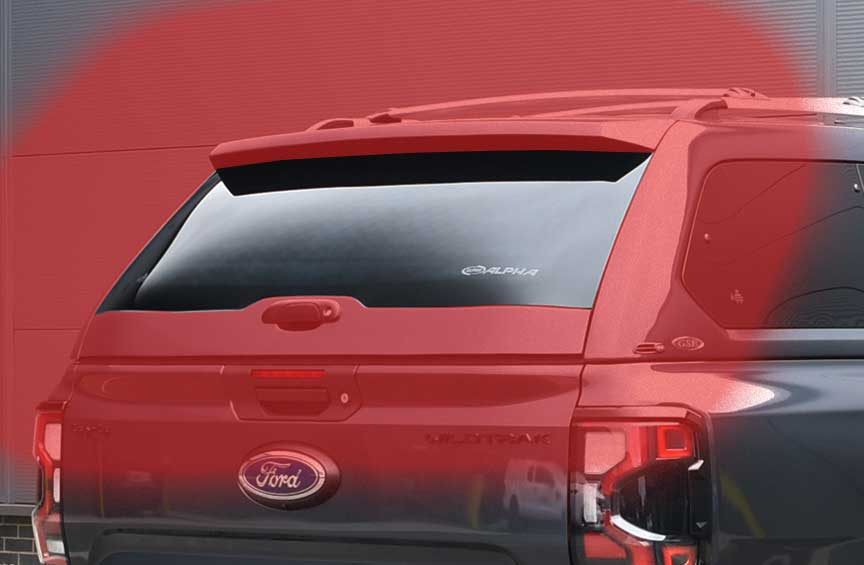 Alpha GSE Heated Rear Door Glass Ford Ranger 2023-