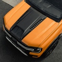 Ford Ranger 2023- Narrow Bonnet Scoop with vents - Matt Black