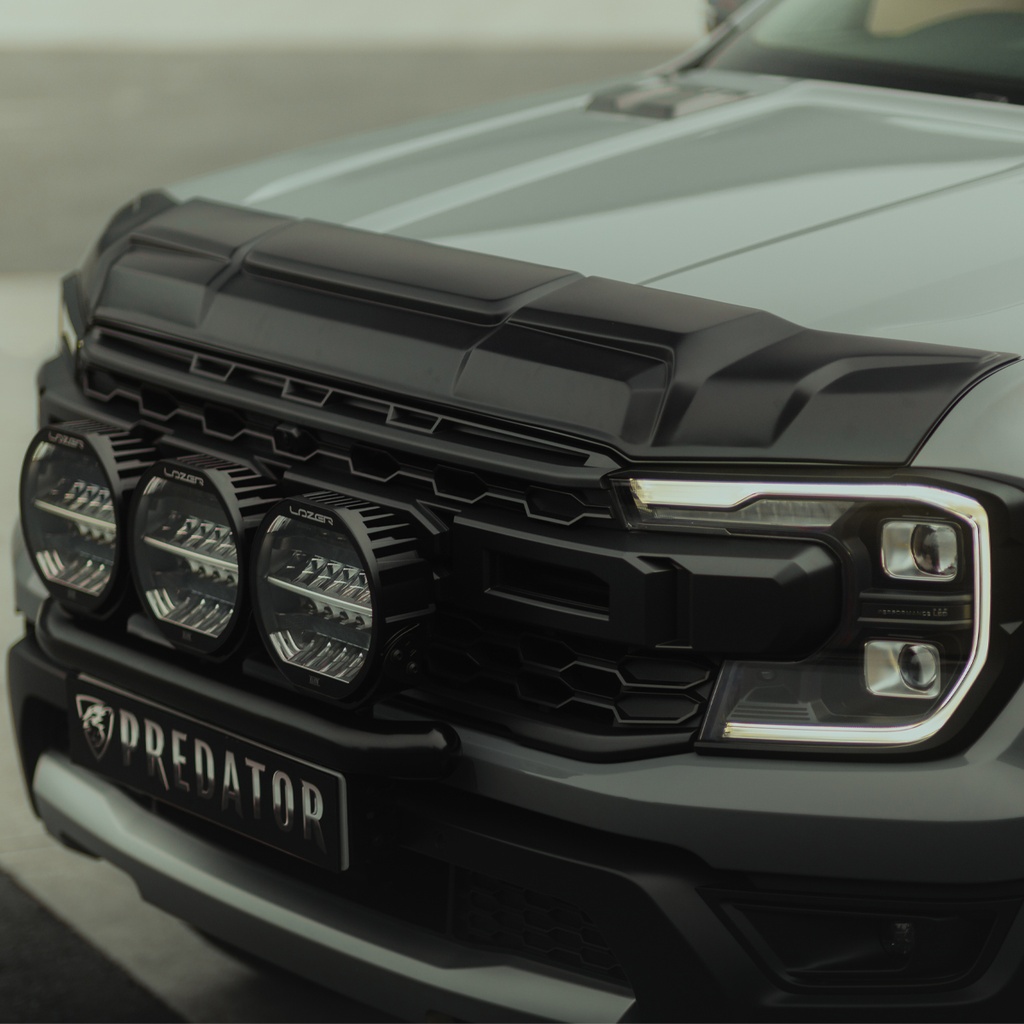 2023 Ford Raptor matt black bonnet armour