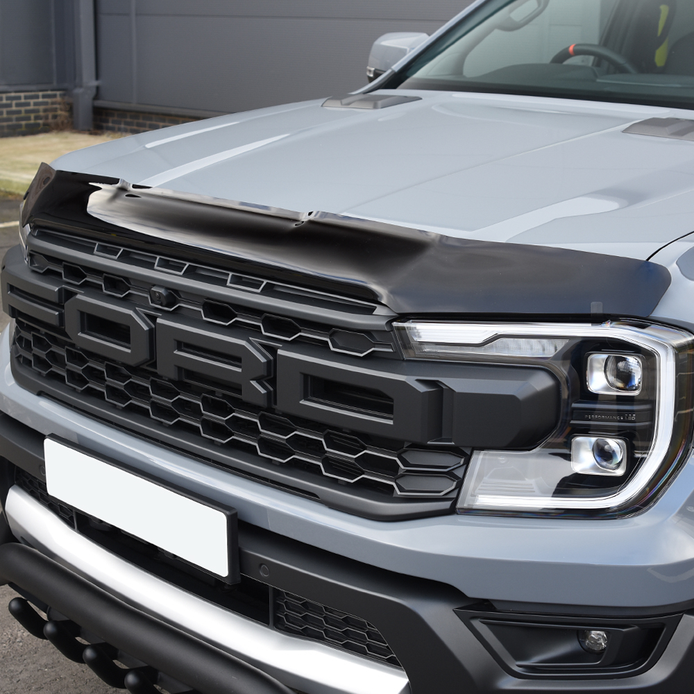 Ford Raptor 2023- Dark smoke bonnet guard