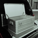 Small aluminium storage and tool box - L57CM X W38Cm X H28CM