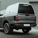 Ford Ranger 2023- ProTop high roof gullwing Tradesman canopy with glass doorin frozen white