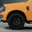 Ford Ranger 2023- Predator Sport wheel arches - black rivets