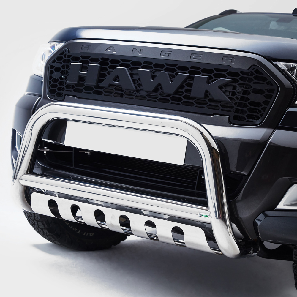 Ford Ranger 2019-2022 70MM Stainless steel A-Bar with Axle plate
