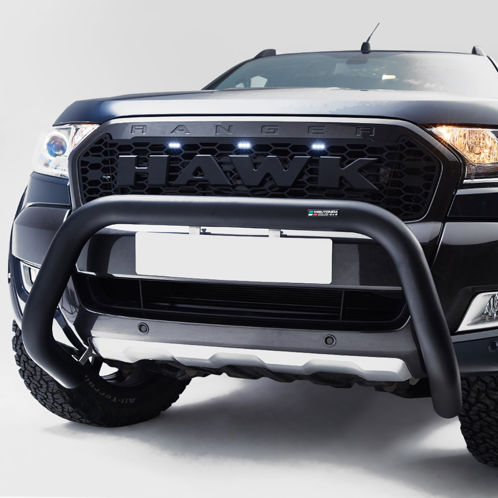 Ford Ranger 2019-2022 76MM Black A-Frame bull bar