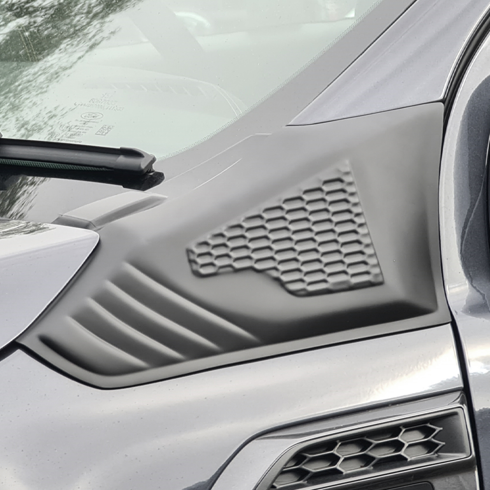 Ford Ranger 2012-2022 Pair of matt black A-pots trim