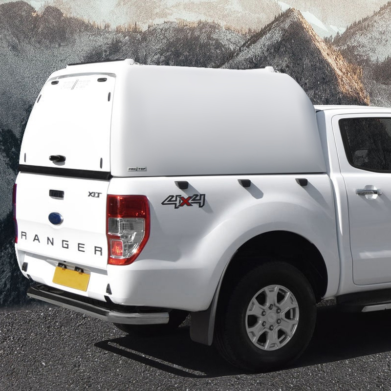 Ford Ranger 2019-2022 ProTop high roof Tradesman hardtop canopy - white