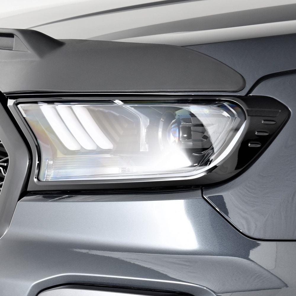 Ford Ranger 2019-2022 Gloss black headlight covers