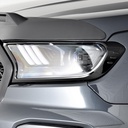 Ford Ranger 2019-2022 Gloss black headlight covers