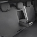 Tailored waterproof rear seat covers