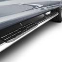 Stainless steel side bars with grippy steps