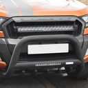 Ford Ranger 2016-2019 90MM black A-bar with axle bars and LED lights