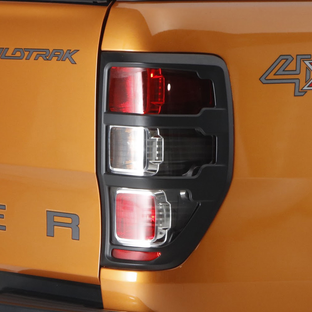 Ford Ranger 2012-2019 Black rear light covers