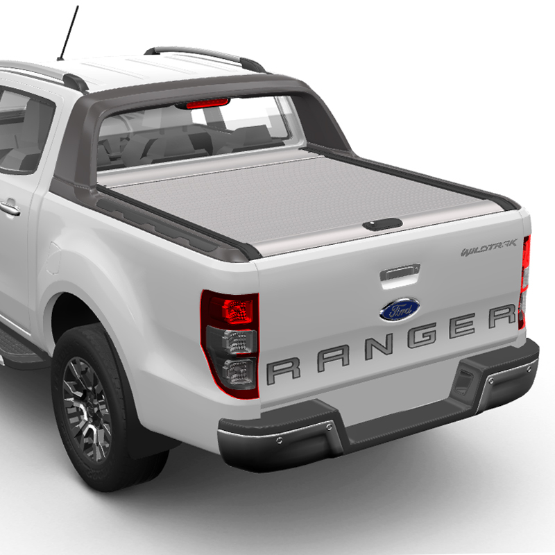 Ford Ranger Wildtrak 2012-2022 Mountain Top roll silver roller shutter