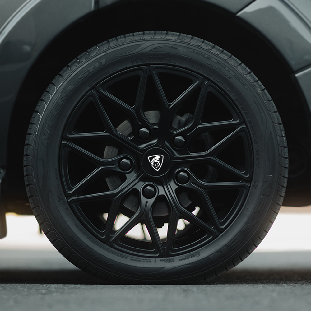Ford Transit Custom 20X8 Predator Viper gloss black alloy