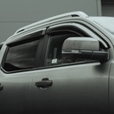 VW Amarok 2023- Dark smoked wind deflectors - set of 4