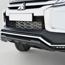 Mitsubishi L200 series 6 2019-2021 Predator bumper mask with DRLS