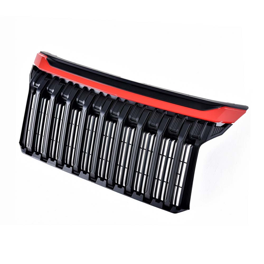 Mitsubishi L200 series 6 2019-2021 Matte black grille with red accent