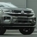 BLACK 76MM CITY SPOILER BAR / FRONT BAR VW AMAROK 2023+