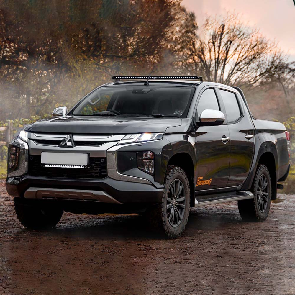 Mitsubishi L200 Lazer lamps linear-42 roof light bar integration kit