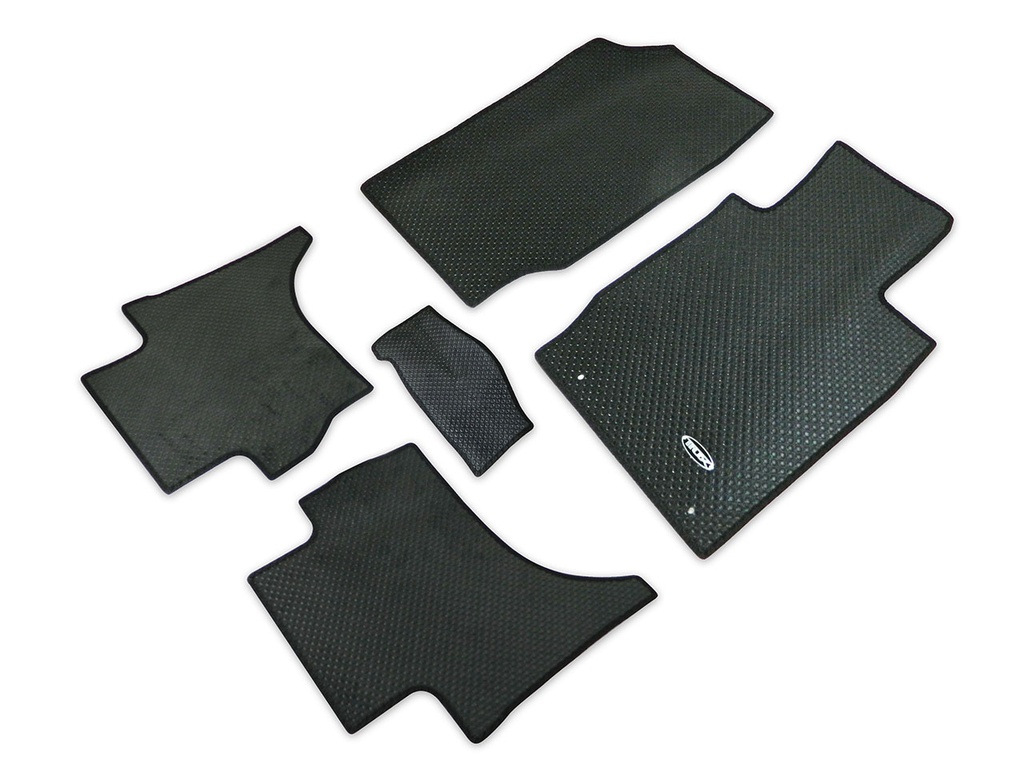 Mitsubishi L200 series 6 2019- fitted rubber floor mats set (base model only)