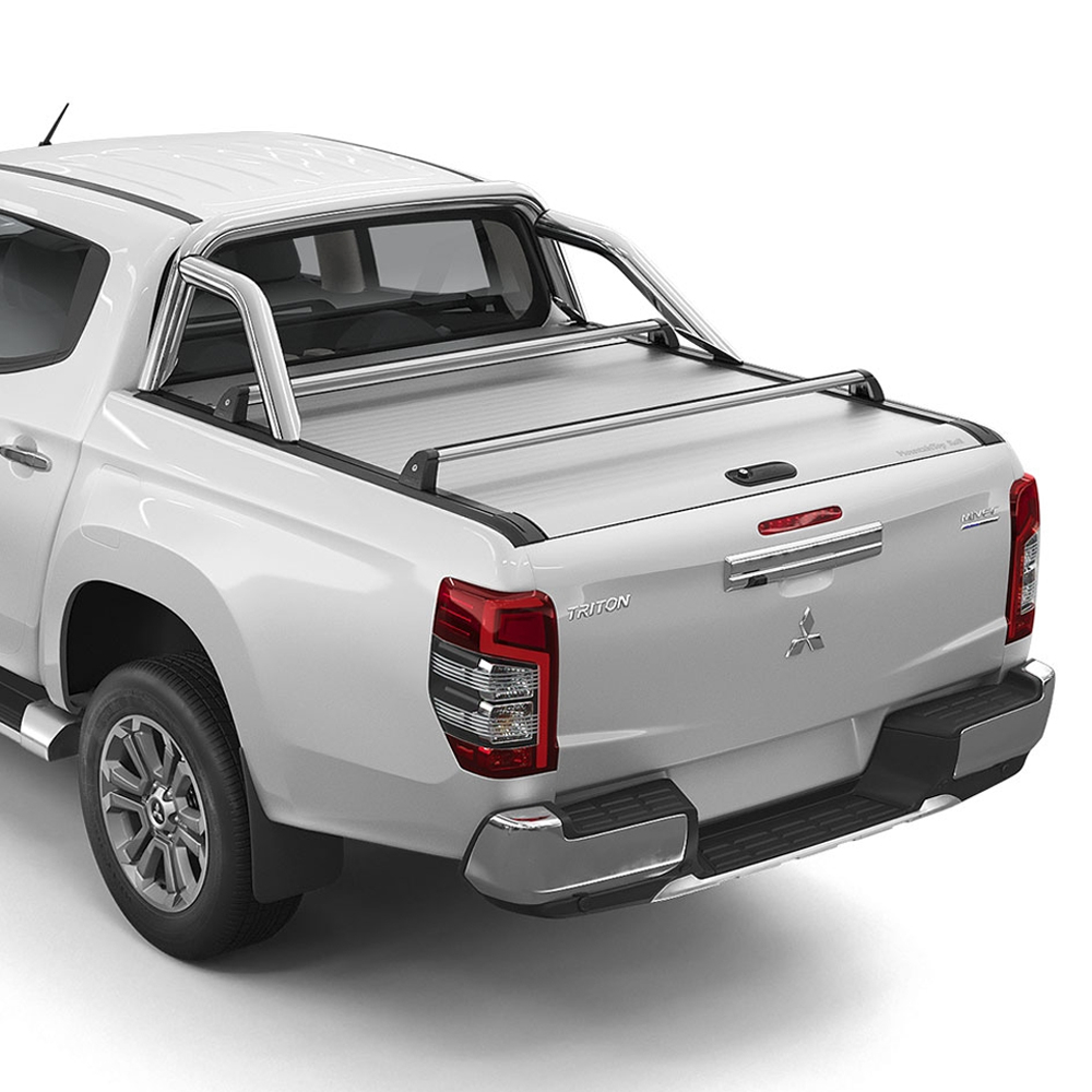 Mitsubishi L200 series 6 mountain top roll - silver roller shutter