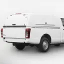 Isuzu D-Max Single Cab 2021- ProTop Gullwing Canopy with FRP Rear Door in White 