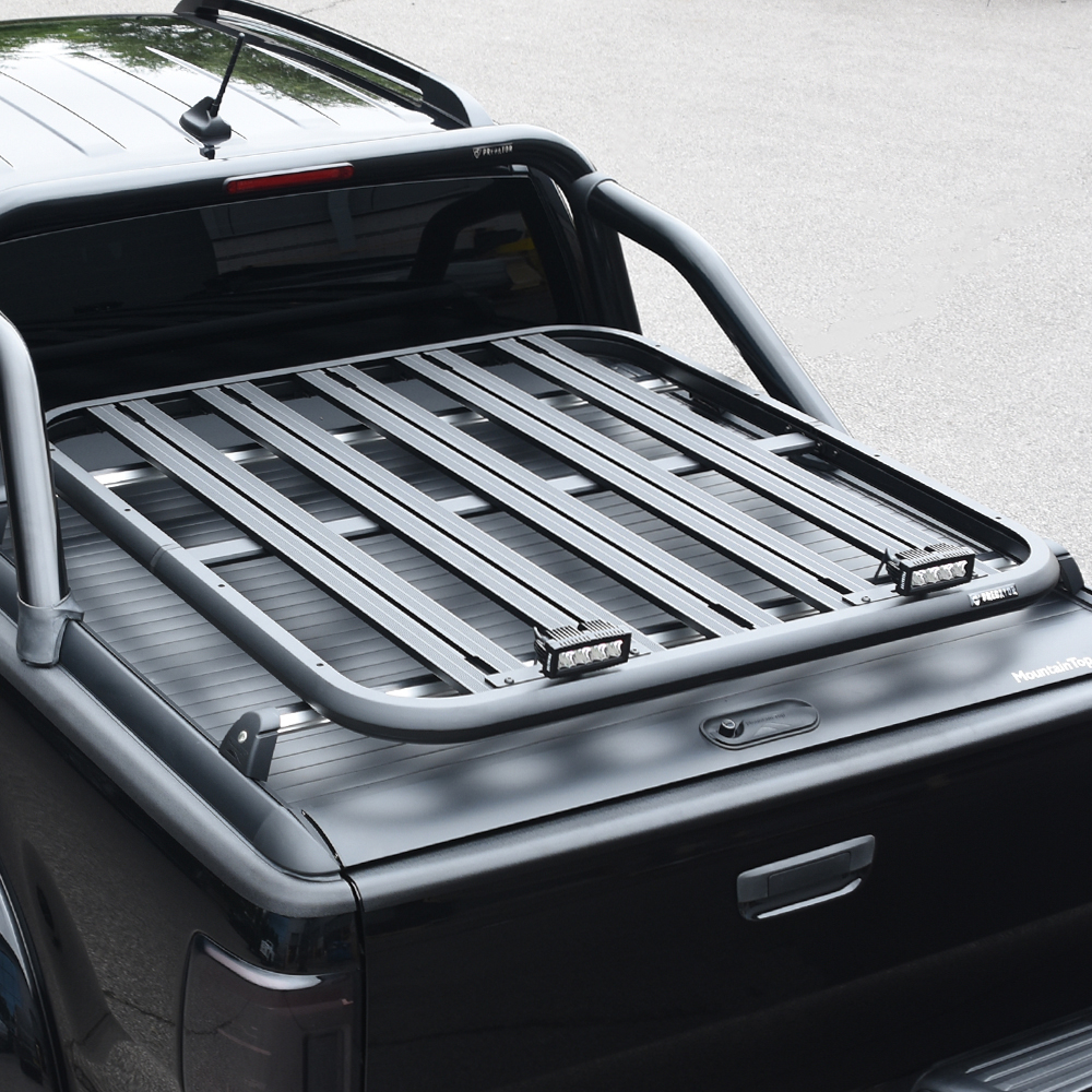 Mitsubishi L200 Predator platform rack for Mountain top roll cover - no side rail type
