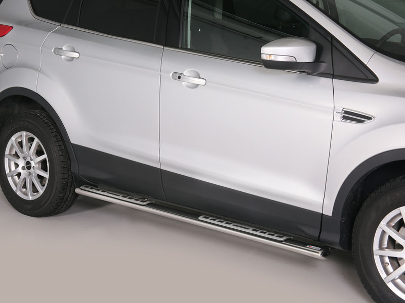 Ford Kuga 2012-2016 Stainless steel side bars with steps