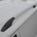 VW Transporter T5 T5.1 T6 T6.1 SWB Silver alloy roof rails V2