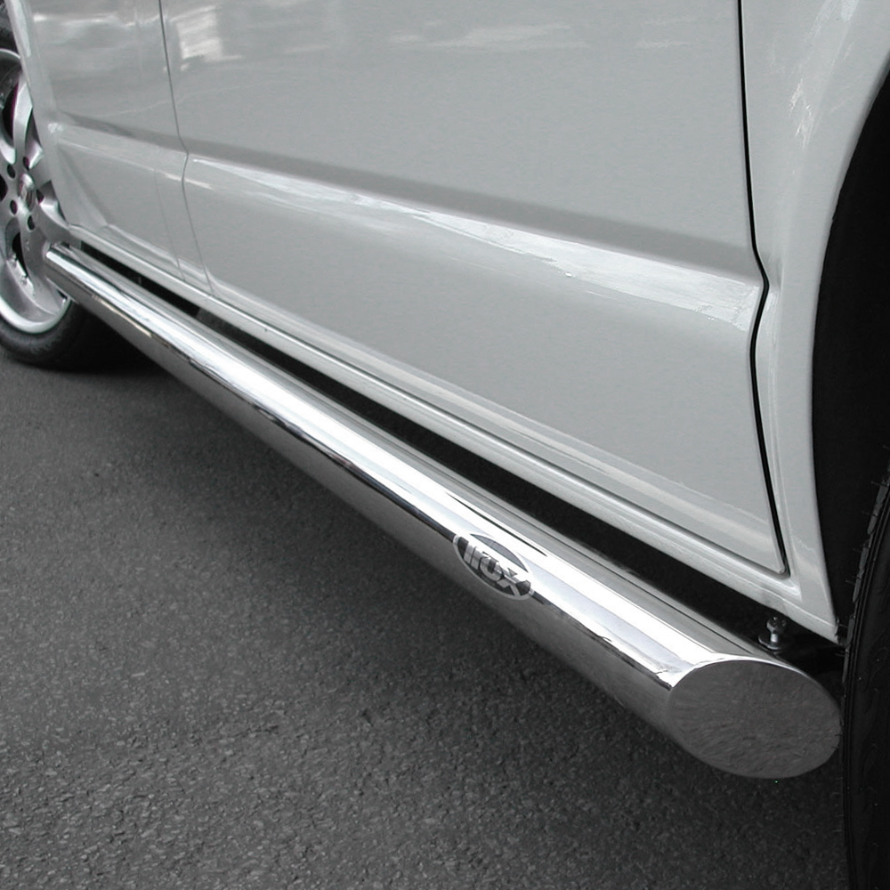VW Transporter T6 T6.1 SWB stainless steel side bars 2016-