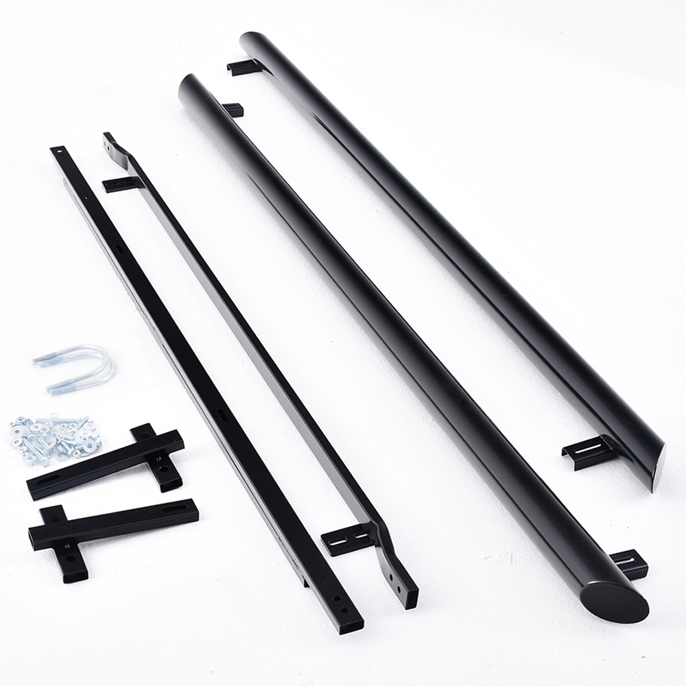 VW Transporter T5 T5.1 T6 T6.1 SWB Side bars - black coated