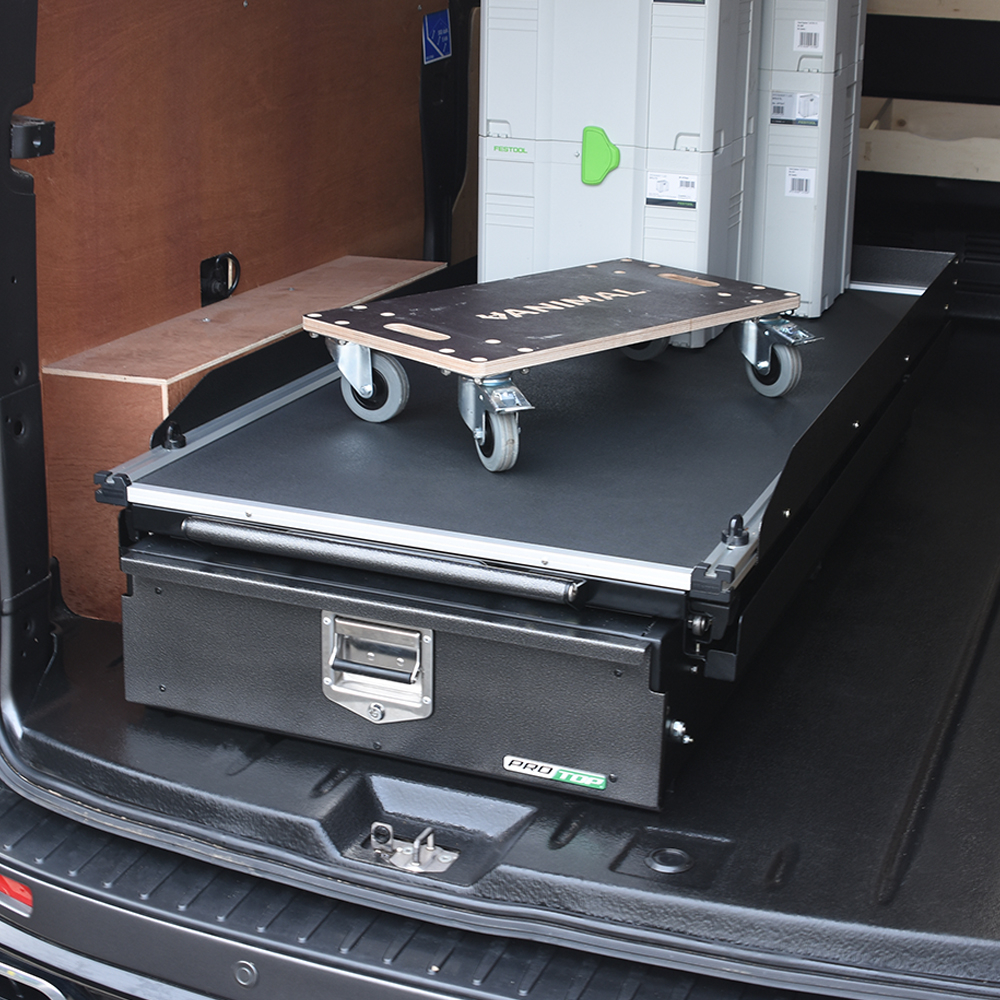 ProTop sliding deck drawer system for Vans - 800MM wide - single drawer