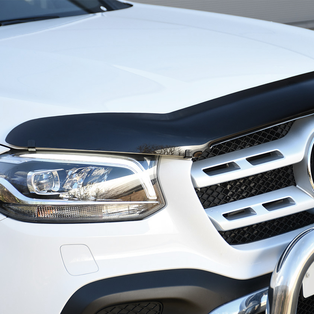 Mercedes X-Class dark smoke bonnet guard
