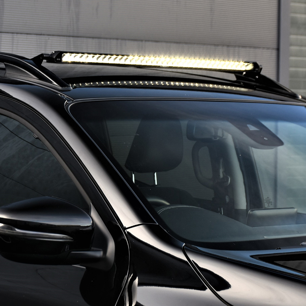 Mercedes X-Class lazer lamps linear-36 roof bar integration kit