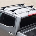 Mercedes X-Class cross bars for roof rails in black