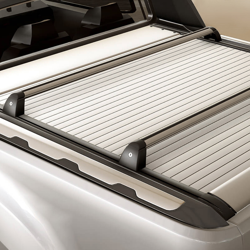 Mercedes X-Class MT Roll silver cross bars (75KG load limit)