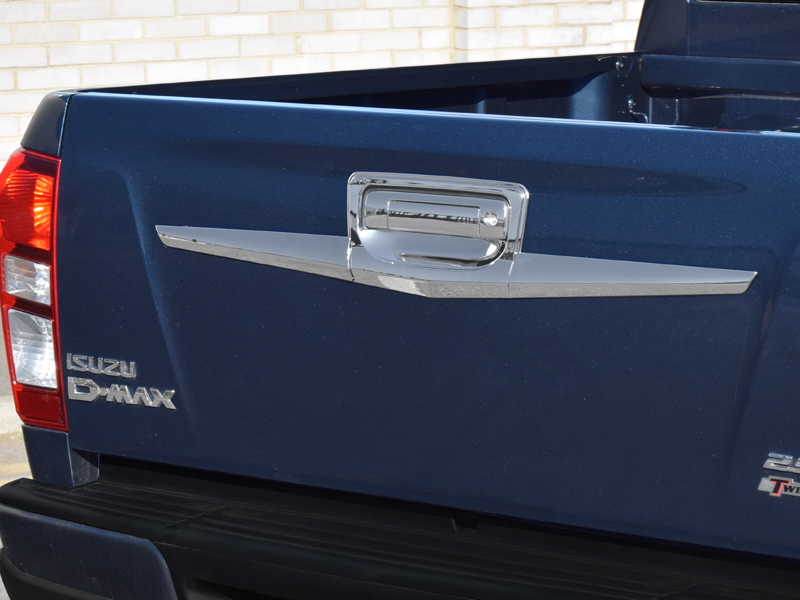 Isuzu D-Max 2012-2017 Chrome tailgate handle surround trim