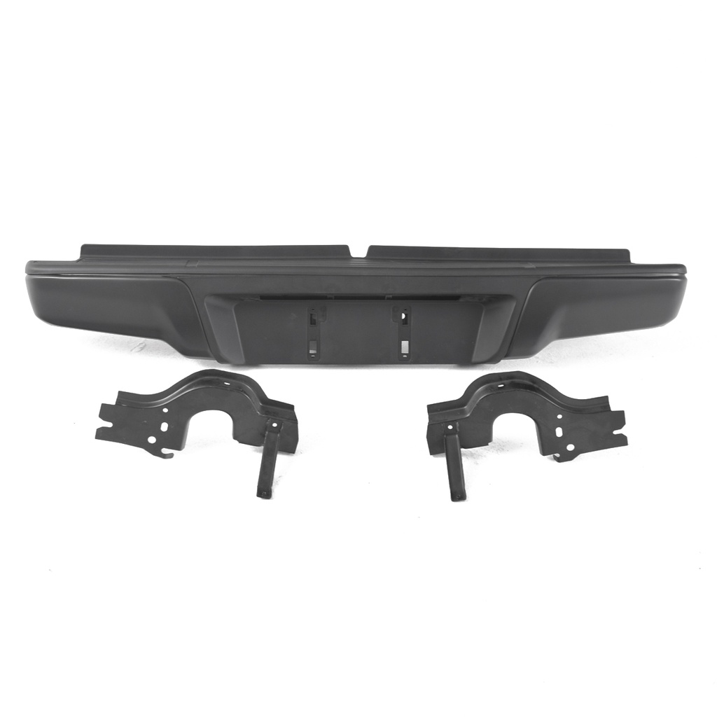 Isuzu D-Max 2012-2020 Gloss black rear bumper without parking sensors