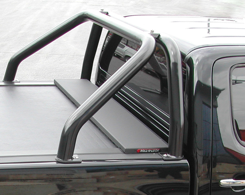 Isuzu D-Max 2012-2017 Black single hoop sports roll bar