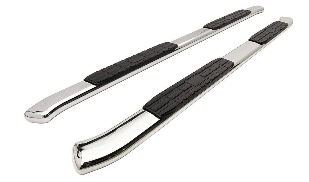 Isuzu D-Max 2012-2020 Stainless steel side bars with steps
