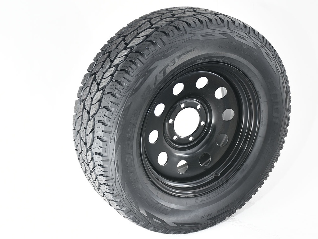 18X8 6X139 Black steel wheels for Isuzu D-Max 2012-2017
