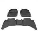 Isuzu D-Max 2012-2021 D/CAB 3D Ultra-tray mats - set