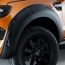 Isuzu D-Max 2012-2016 Matte black X-Treme wheel arches