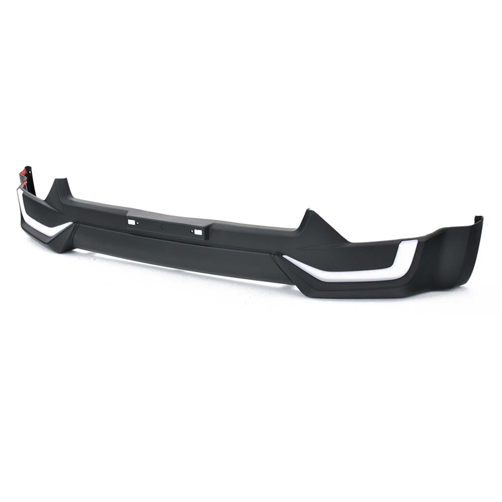 Isuzu D-Max 2017-2020 Matte black front valance with DRL'S