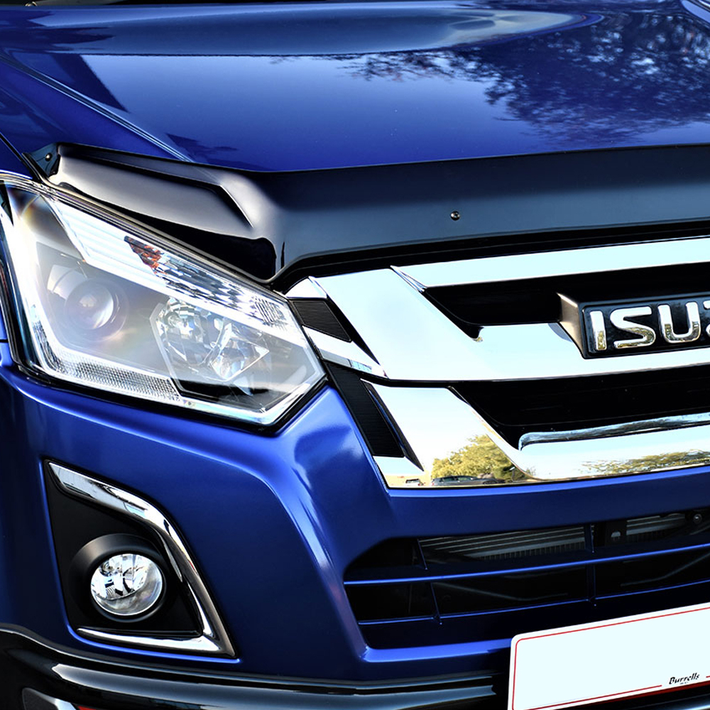 Isuzu D-Max 2017-2020 Dark smoke bonnet guard