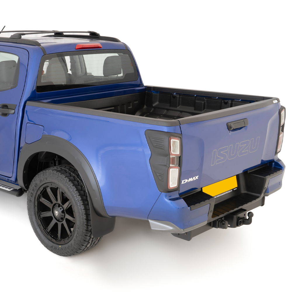 Isuzu D-Max 2021- Bed rail caps - tailgate protection