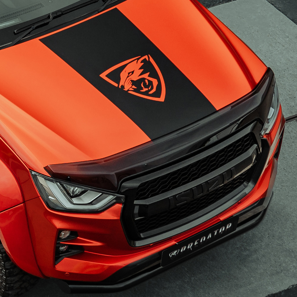 Isuzu D-Max 2021- Dark smoke bonnet guard