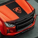 Isuzu D-Max 2021- Dark smoke bonnet guard