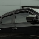 Isuzu D-Max 2021- Set of 4 stick-On tinted wind deflectors